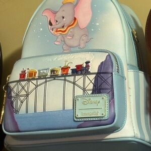 Loungefly Blue Dumbo Mini Backpack Accessories